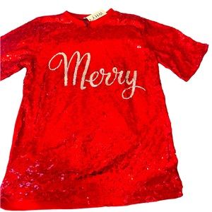 Christmas mini dress/shirt